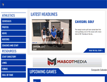 Tablet Screenshot of cavemenathletics.com